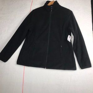 Amazon Essentials | Women's Black Classic Full Zip Soft Fleece Jacket XL